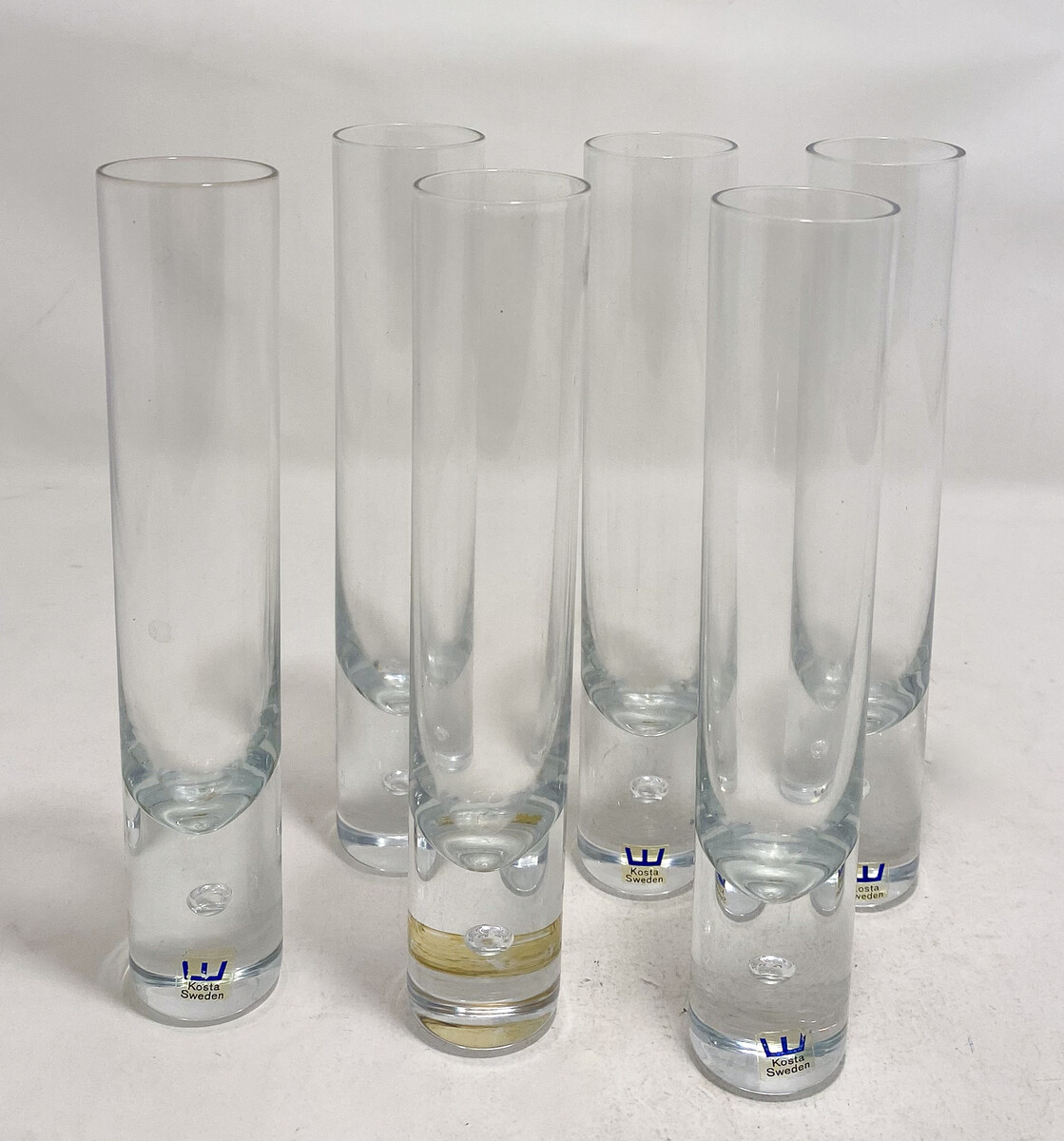 6-piece glass set Kosta Boda 