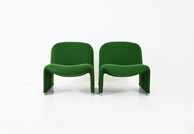 Alky Chairs by Giancarlo Piretti for Anonima Castelli, 1970s, set of 2