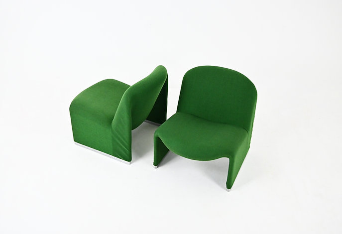 Alky Chairs by Giancarlo Piretti for Anonima Castelli, 1970s, set of 2