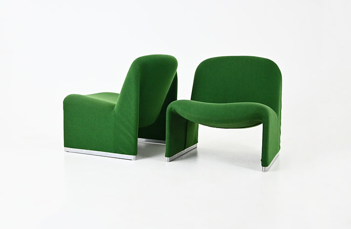 Alky Chairs by Giancarlo Piretti for Anonima Castelli, 1970s, set of 2