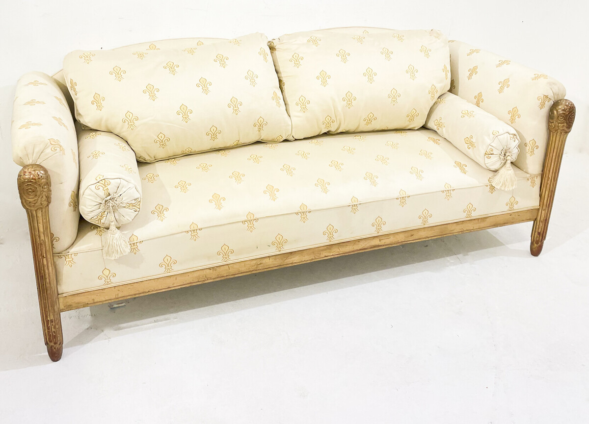 Art Deco Sofa Attributed to Maurice Dufresne, 1930s