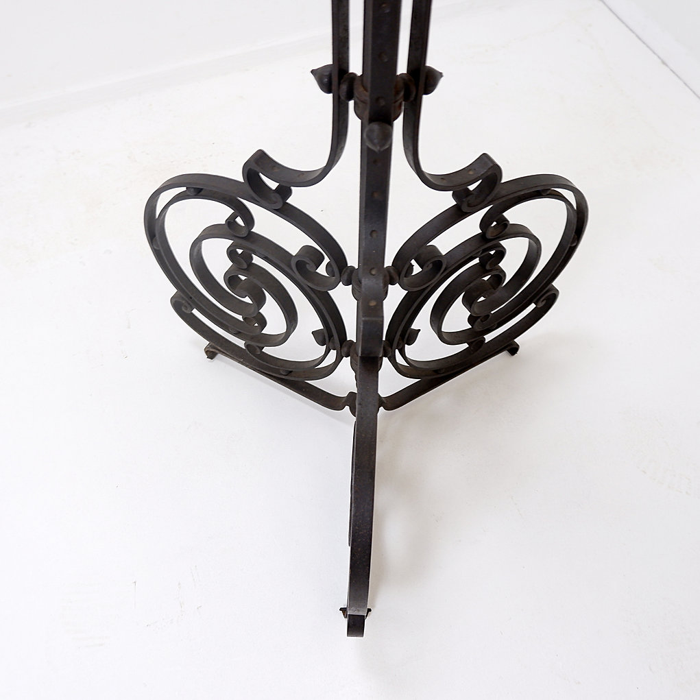 Art Nouveau Wrought iron candelabrum