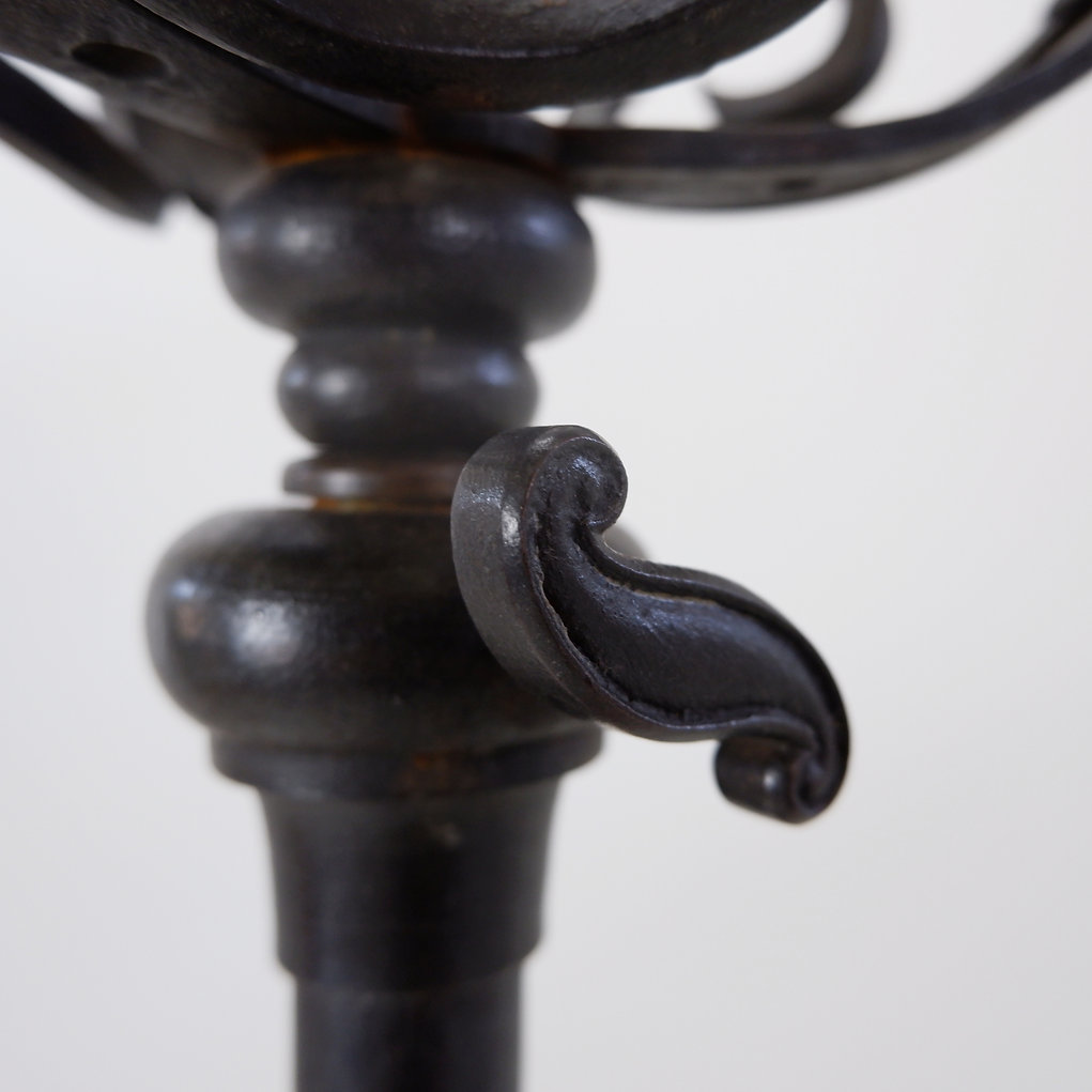 Art Nouveau Wrought iron candelabrum