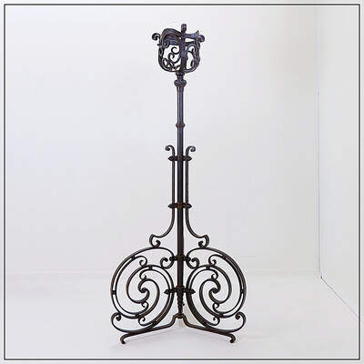 Art Nouveau Wrought iron candelabrum