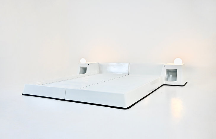 Bed by Marc Held for Prisunic, 1970's