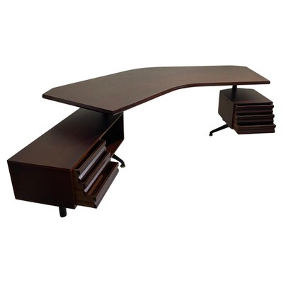 Boomerang T96 Desk by Osvaldo Borsani for Tecno, Italy, 1960s