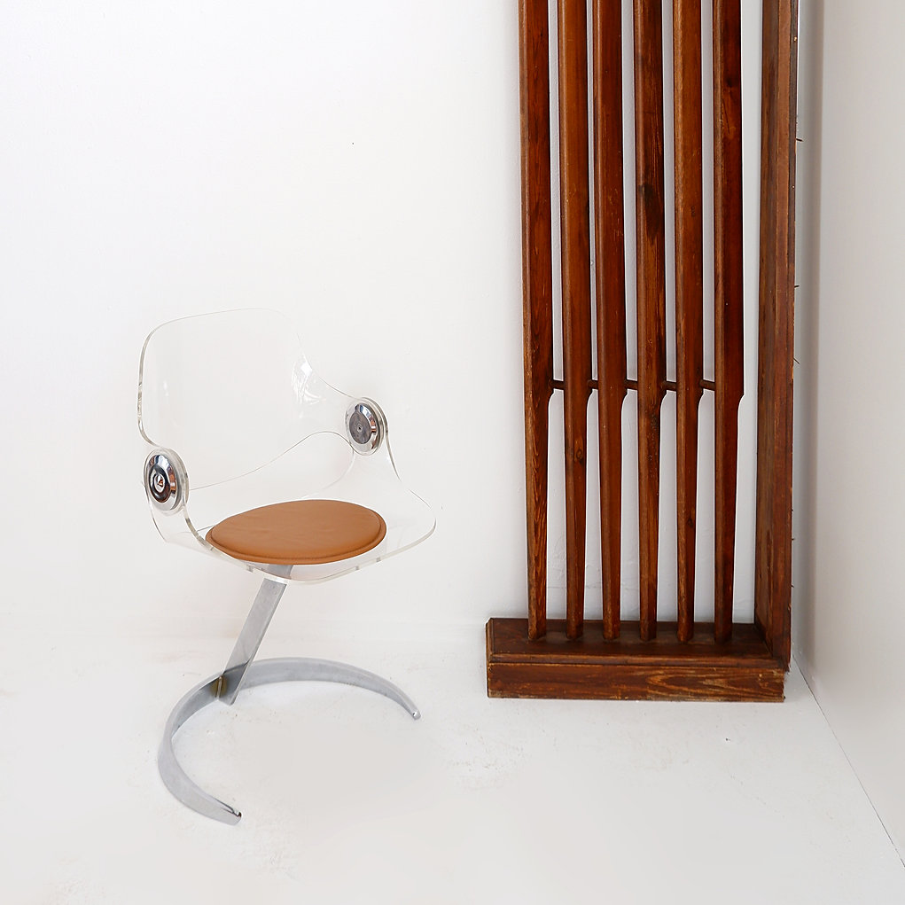 Boris Tabacoff  chair for MMM, 1970's - no original pad