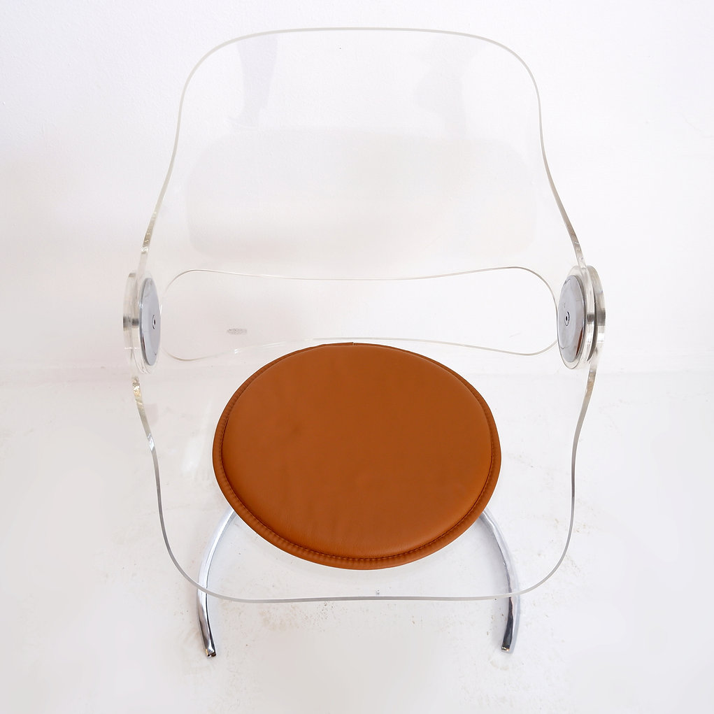 Boris Tabacoff  chair for MMM, 1970's - no original pad