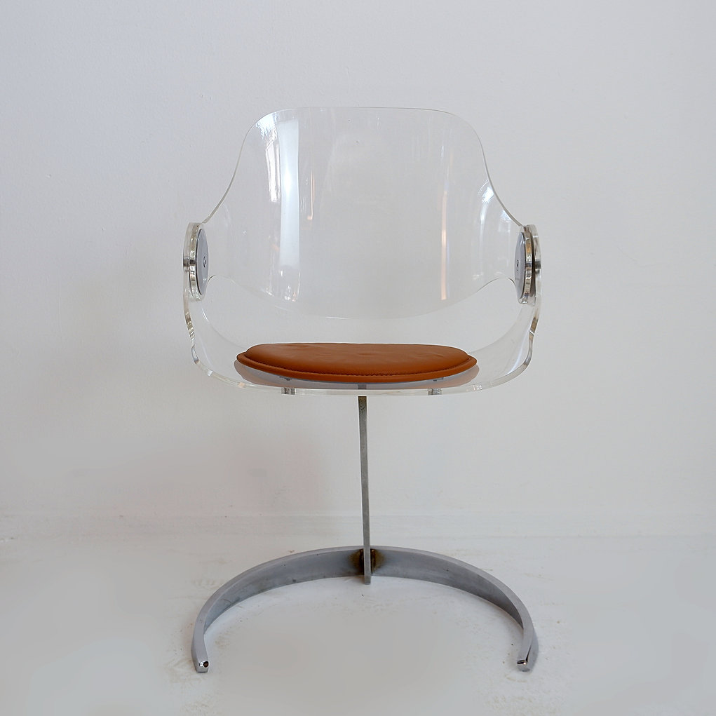 Boris Tabacoff  chair for MMM, 1970's - no original pad