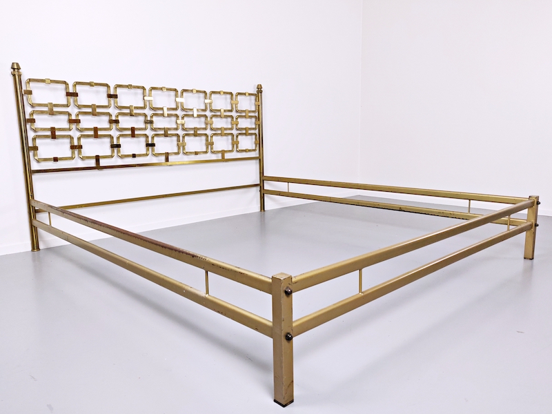 Brass Bed by Luciano Frigerio, 1970's