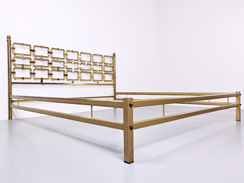 Brass Bed by Luciano Frigerio, 1970's