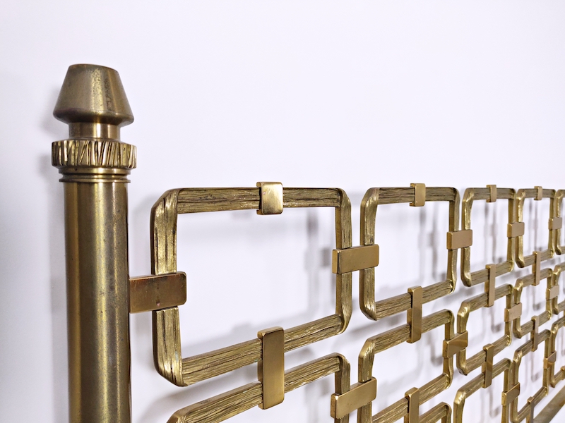 Brass Bed by Luciano Frigerio, 1970's