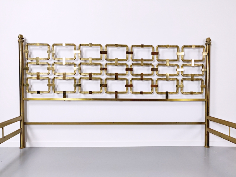 Brass Bed by Luciano Frigerio, 1970's