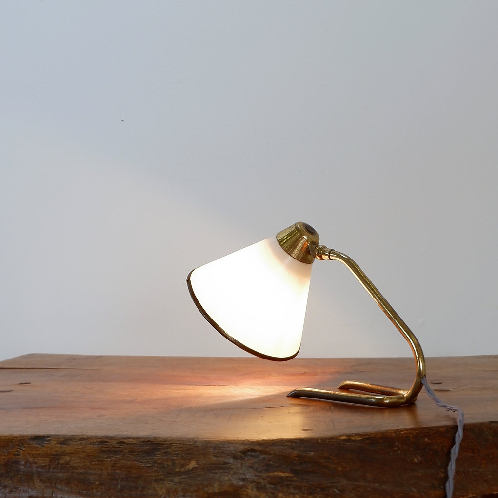 Brass desk lamp - 1950s