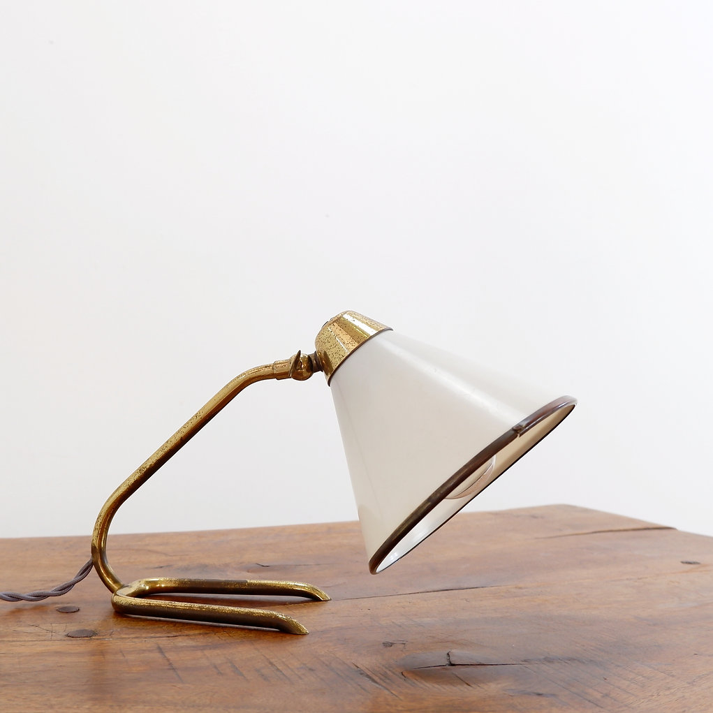 Brass desk lamp - 1950s