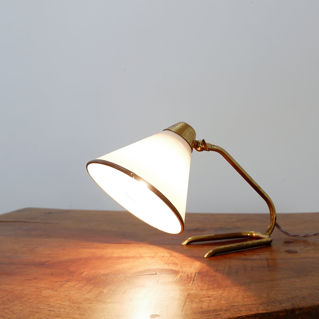 Brass desk lamp - 1950s