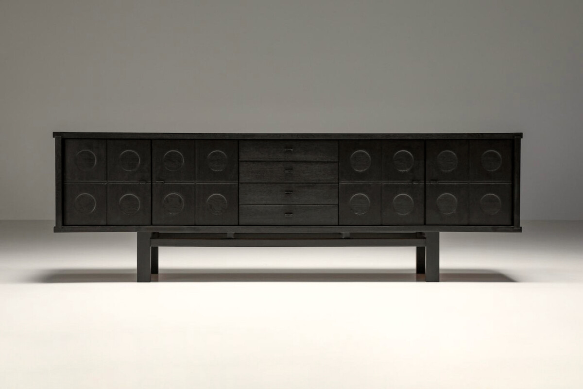 Brutalsit sideboard - De Coene, Belgium,1970's