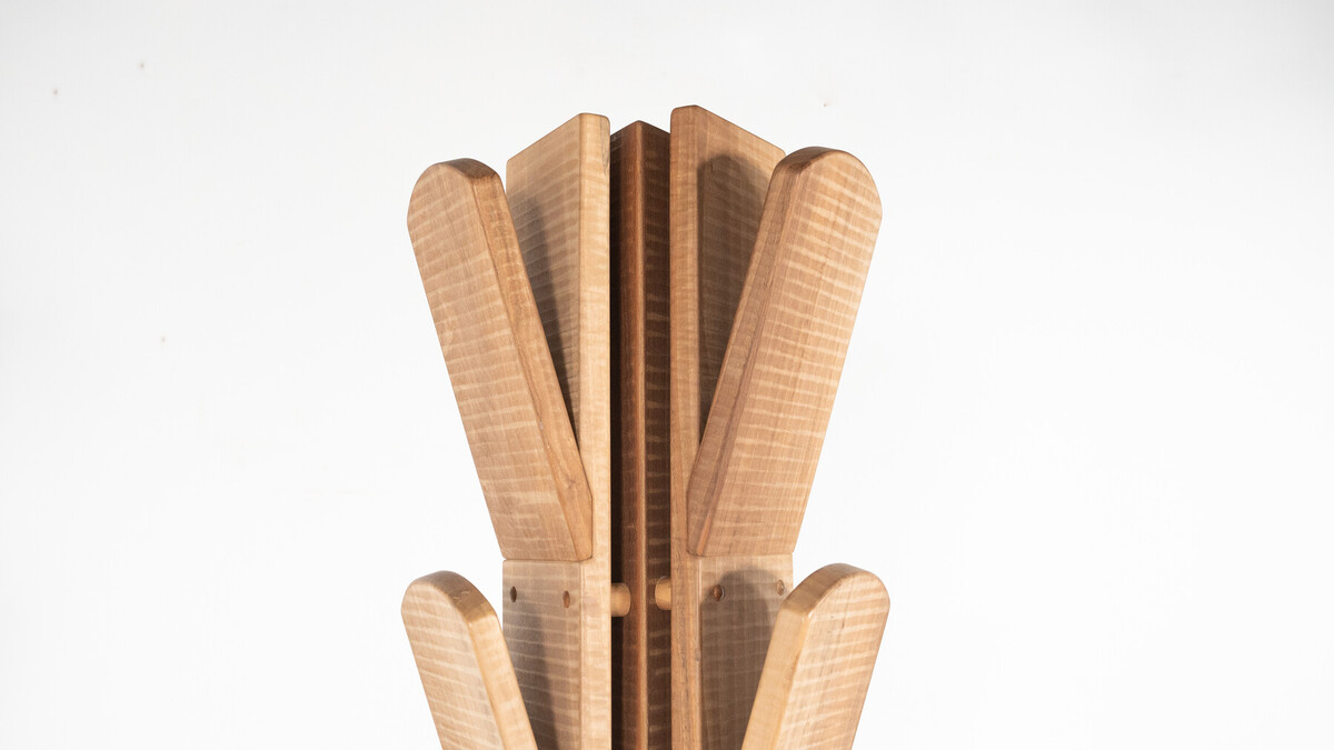 Coat Hanger By Guiseppe Rivadossi, Walnut