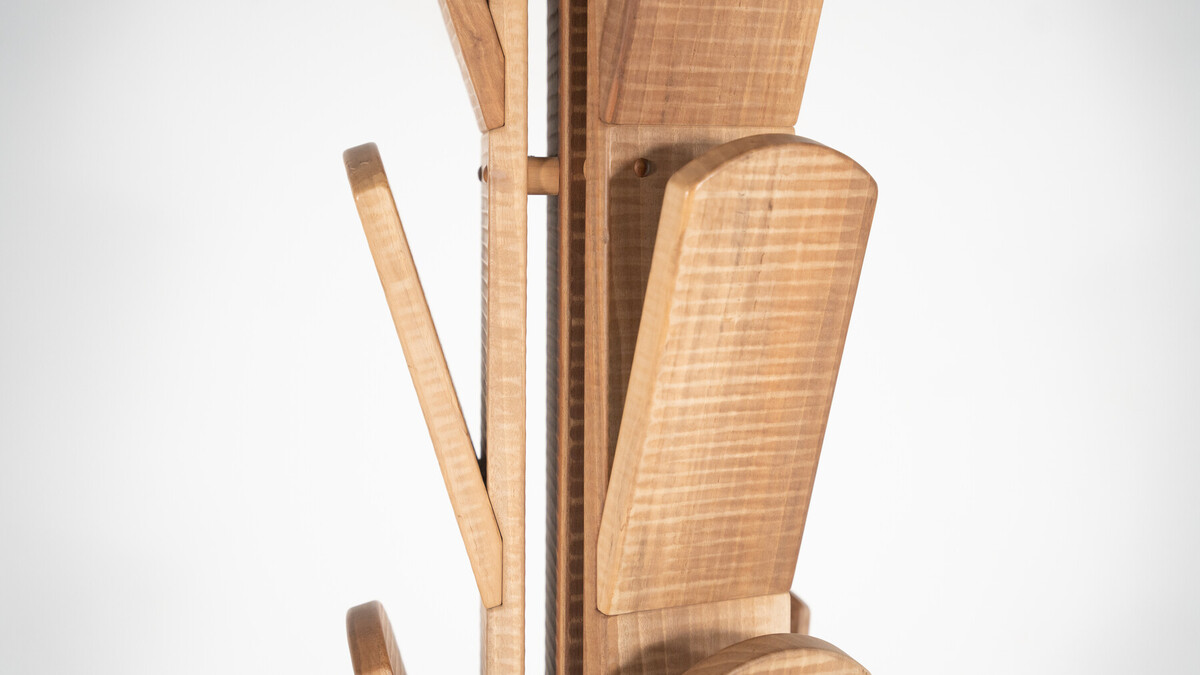 Coat Hanger By Guiseppe Rivadossi, Walnut