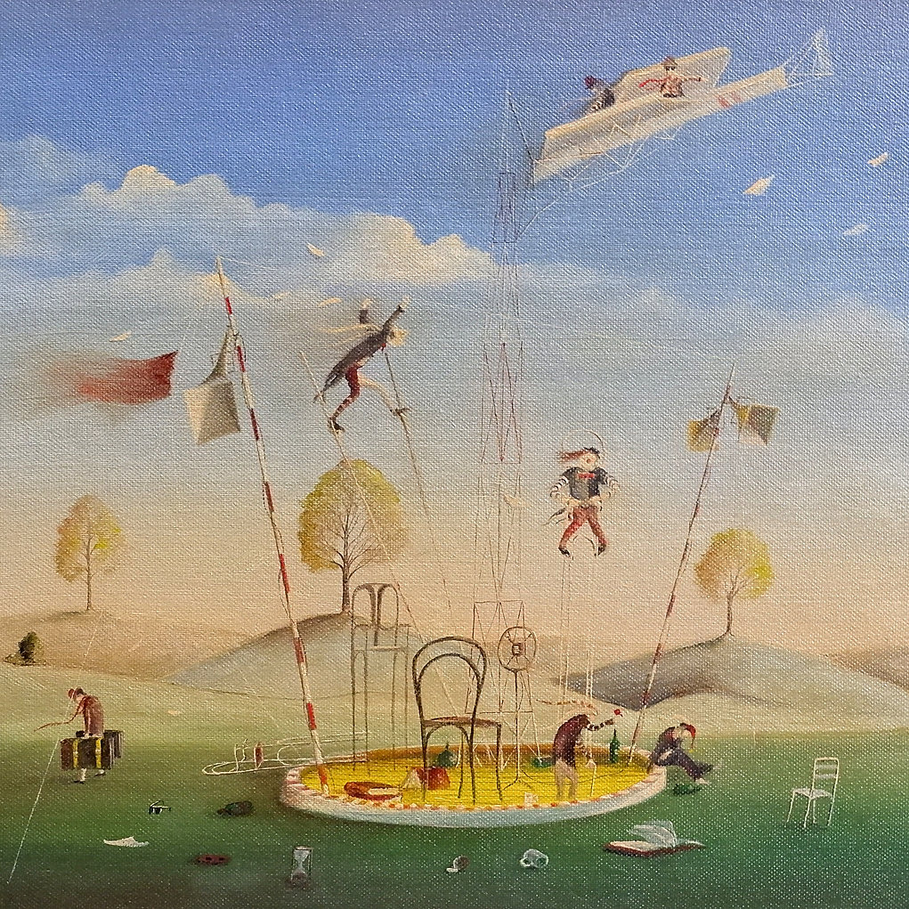 Contemporary painting by Miroslav Krofián, Czechia