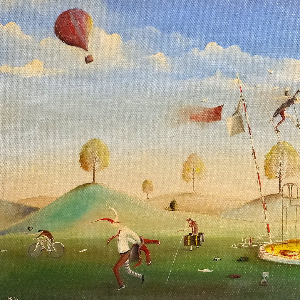 Contemporary painting by Miroslav Krofián, Czechia