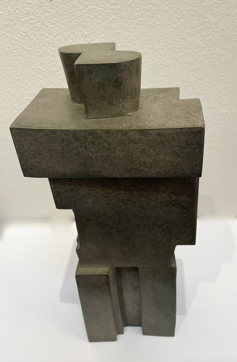 Cubist Bronze Sculpture 'The Twins' by Willy Kessels - 1920s