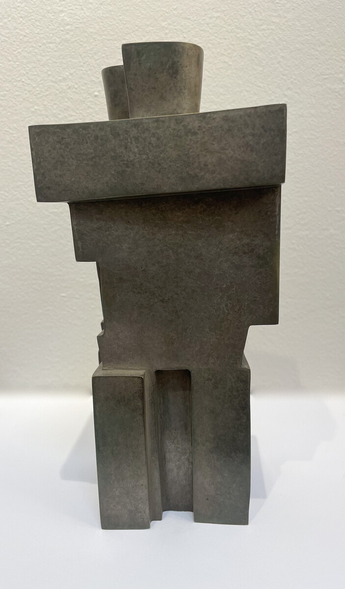 Cubist Bronze Sculpture 'The Twins' by Willy Kessels - 1920s