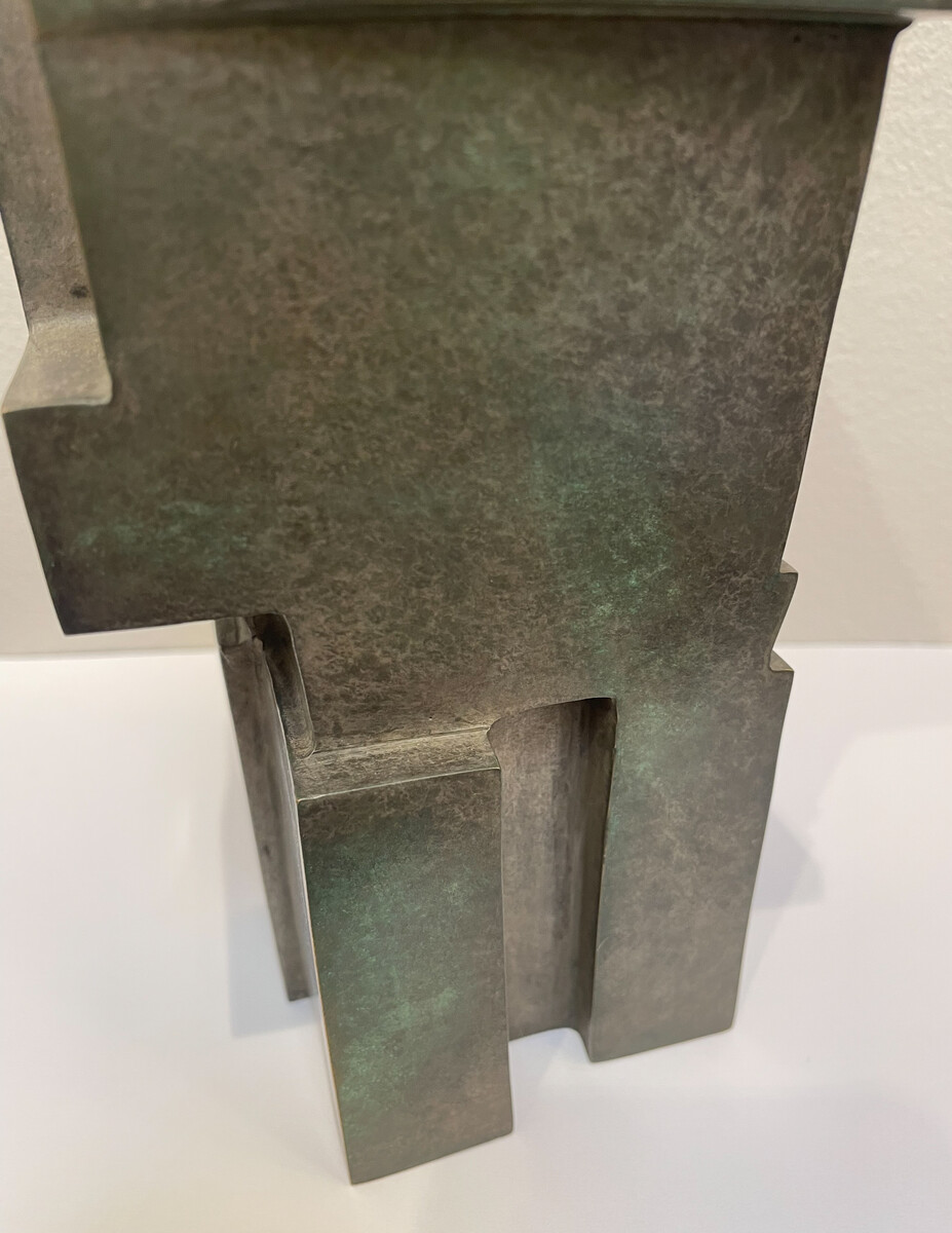 Cubist Bronze Sculpture 'The Twins' by Willy Kessels - 1920s