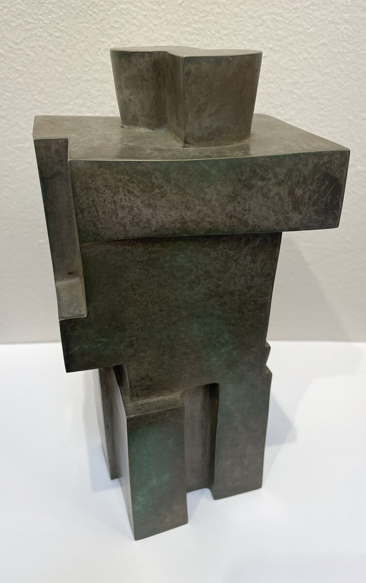 Cubist Bronze Sculpture 'The Twins' by Willy Kessels - 1920s