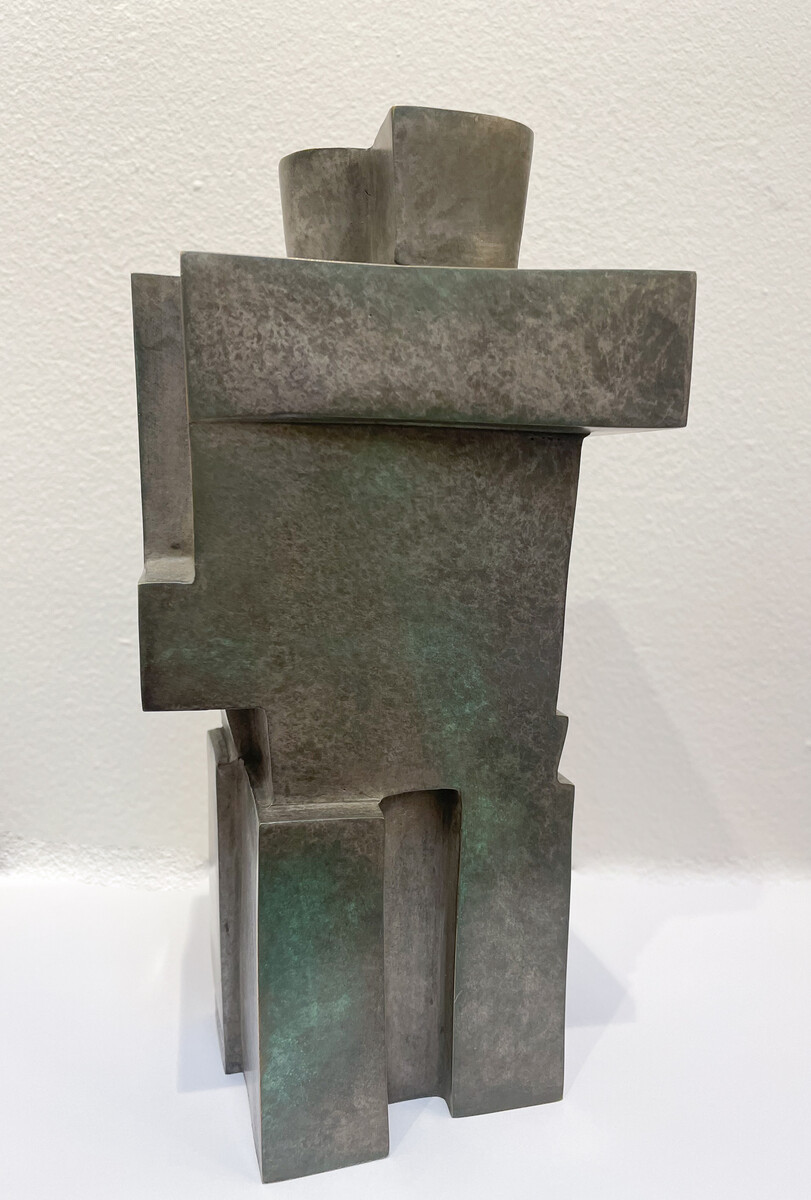 Cubist Bronze Sculpture 'The Twins' by Willy Kessels - 1920s