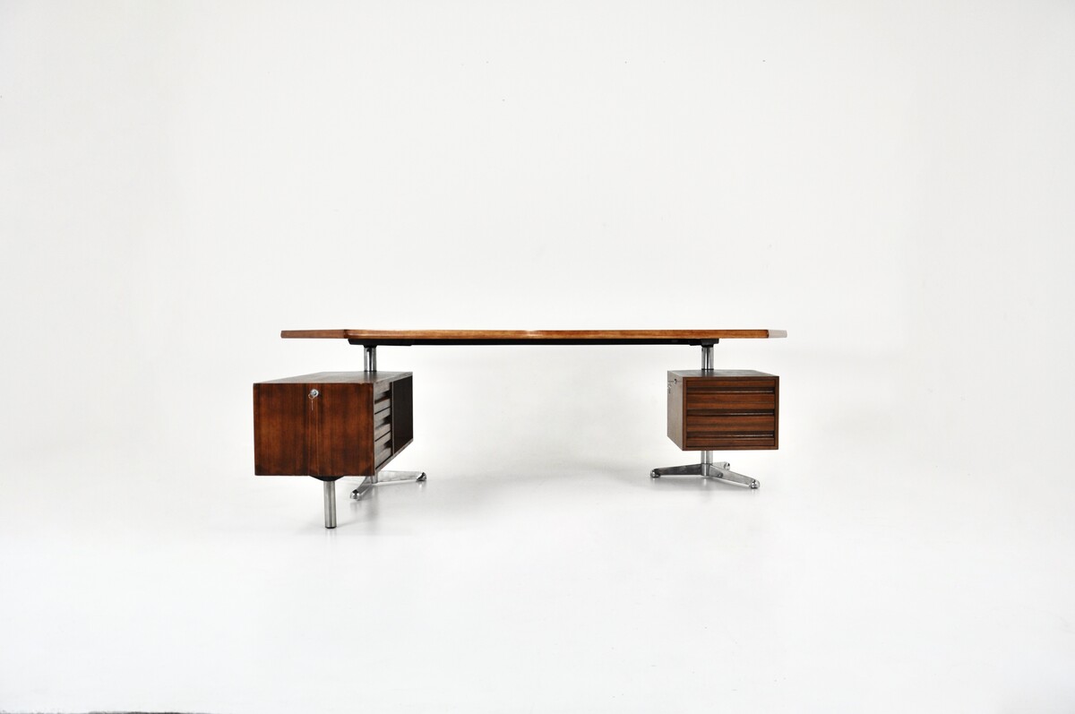 Desk Boomerang by Osvaldo Borsani for Tecno, 1960s
