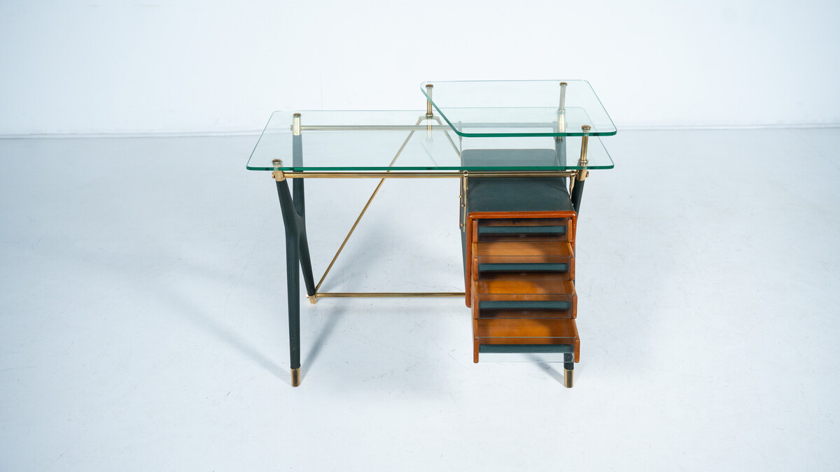 Desk By Silvio Berrone from the Bialetti building, Omegna, Italy 1955