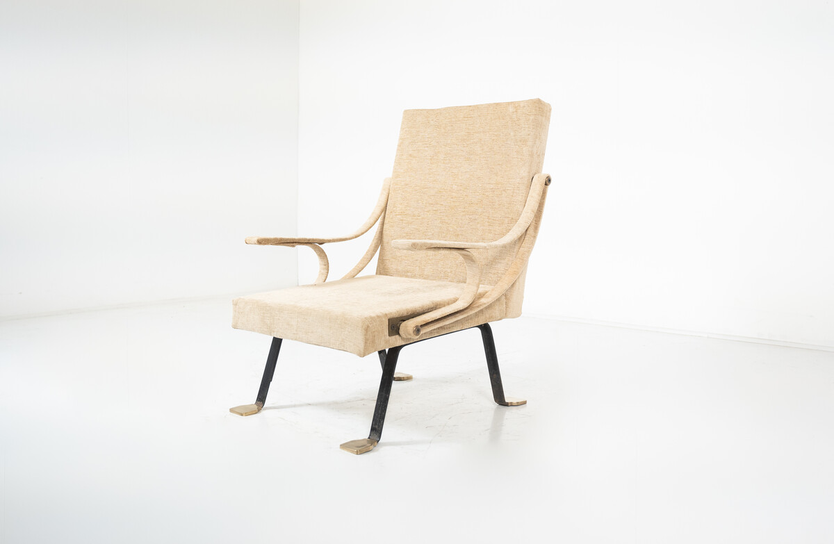 Digamma Armchair by Iganzio Gardella, 1960s - Orignal edition