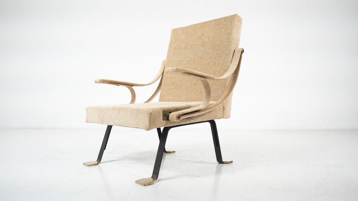 Digamma Armchair by Iganzio Gardella, 1960s - Orignal edition