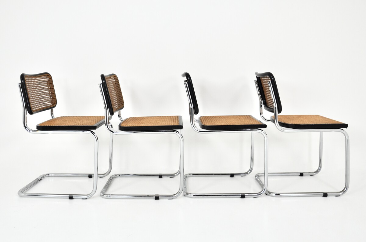 Dining Chairs Style B32 By Marcel Breuer, set of 4