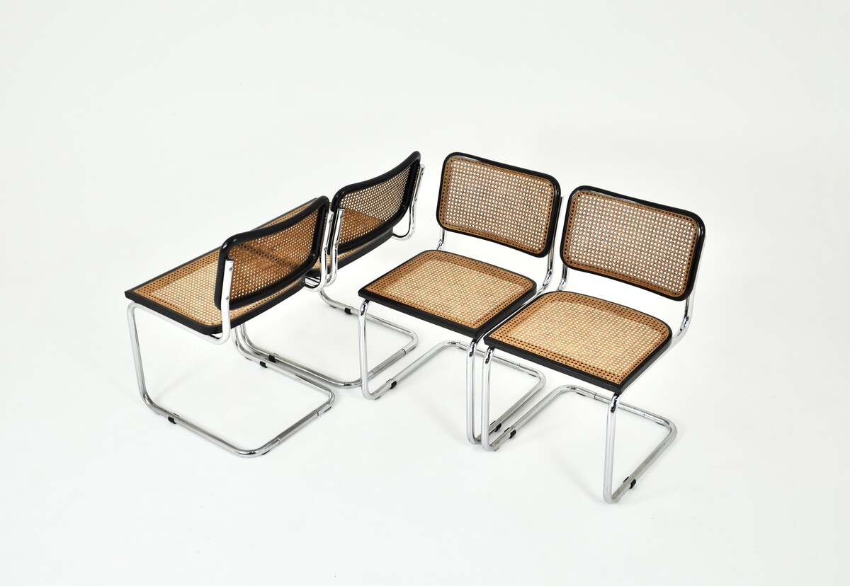 Dining Chairs Style B32 By Marcel Breuer, set of 4