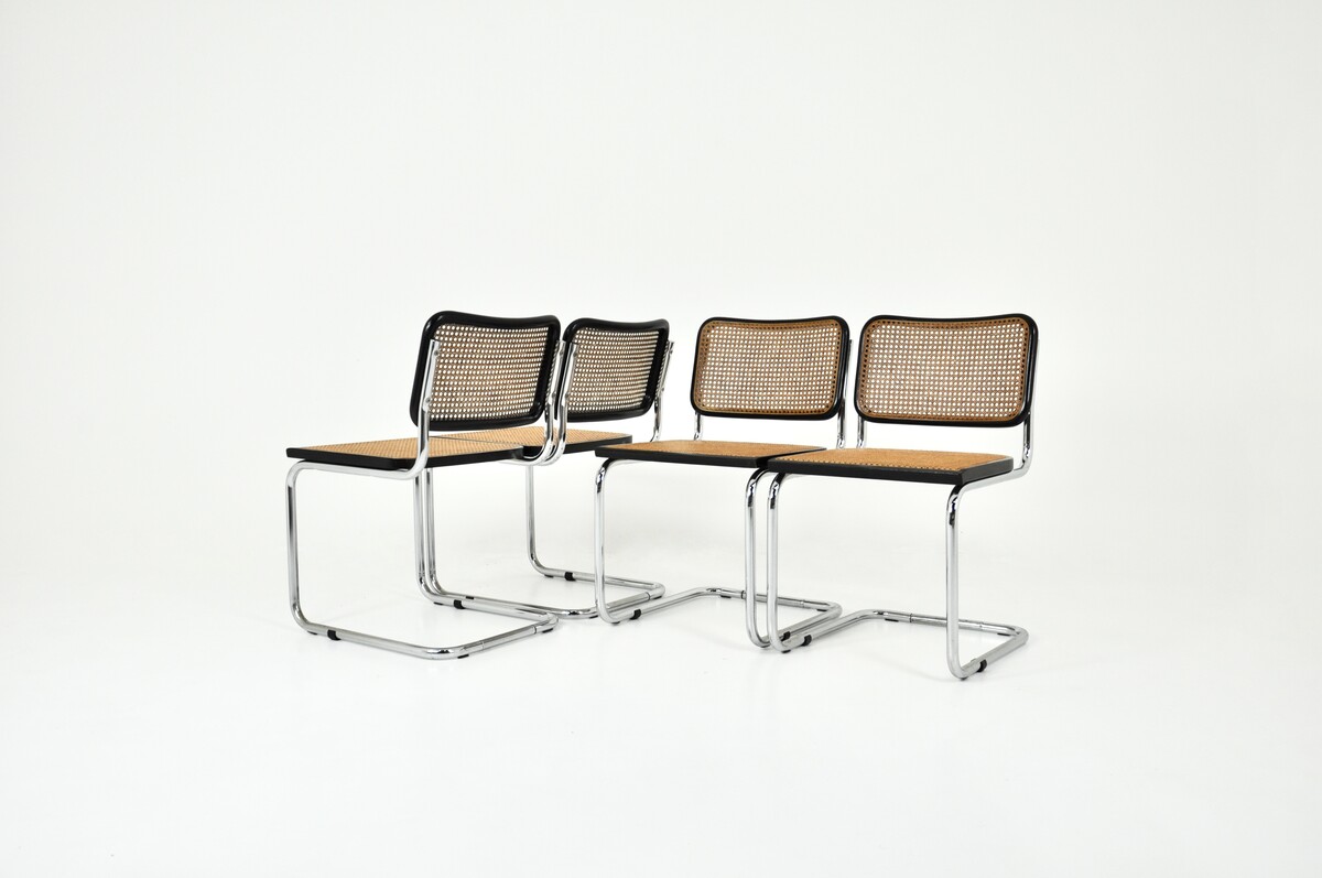 Dining Chairs Style B32 By Marcel Breuer, set of 4