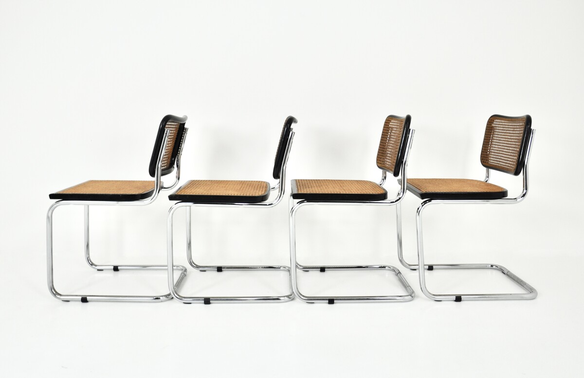 Dining Chairs Style B32 By Marcel Breuer, set of 4