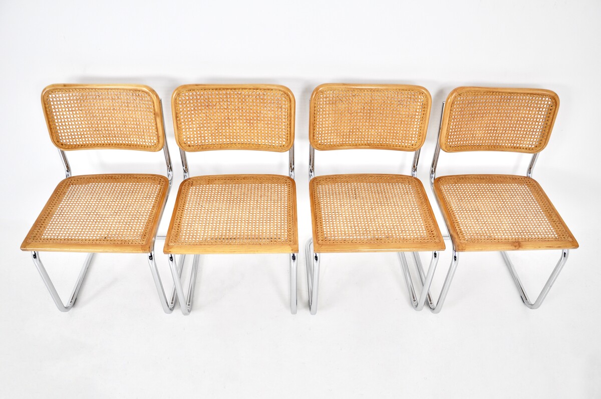 Dining Chairs Style B32 By Marcel Breuer, set of 4