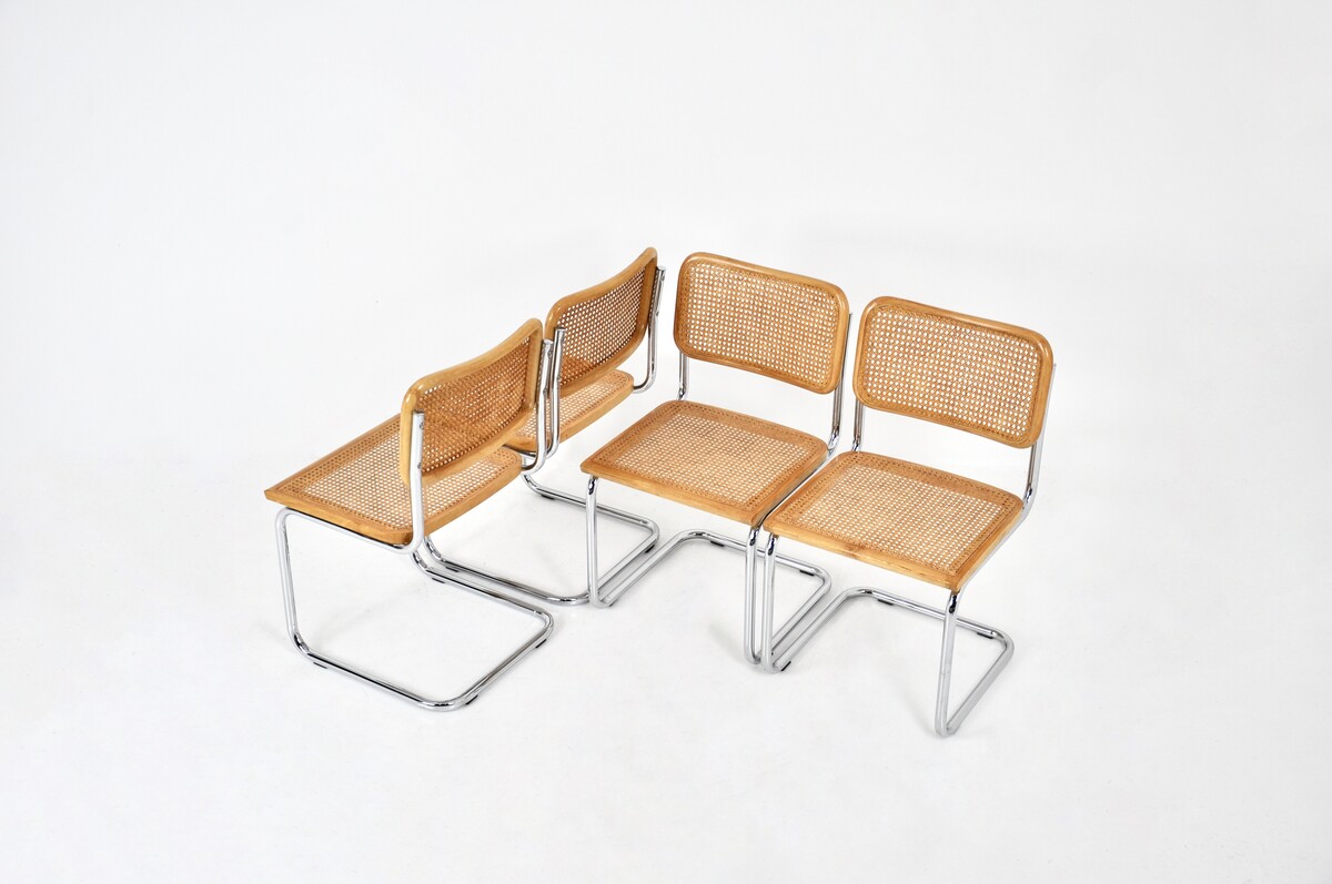 Dining Chairs Style B32 By Marcel Breuer, set of 4