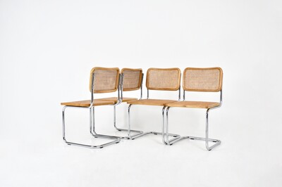 Dining Chairs Style B32 By Marcel Breuer, set of 4