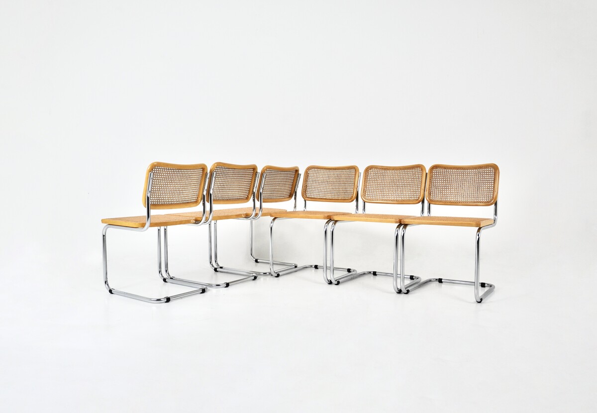 Dining Chairs Style B32 By Marcel Breuer, set of 6