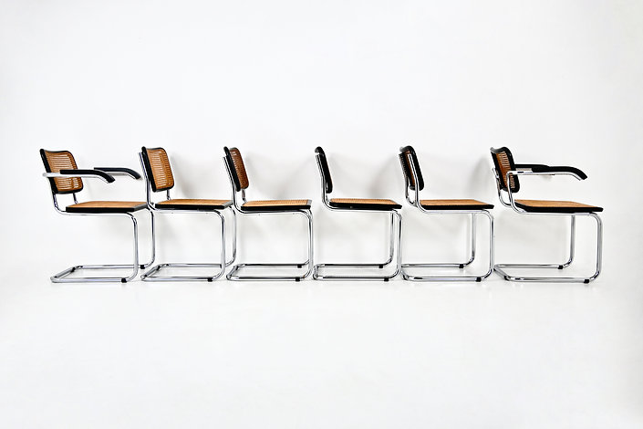 Dining Chairs style B32 By Marcel Breuer, set of 6