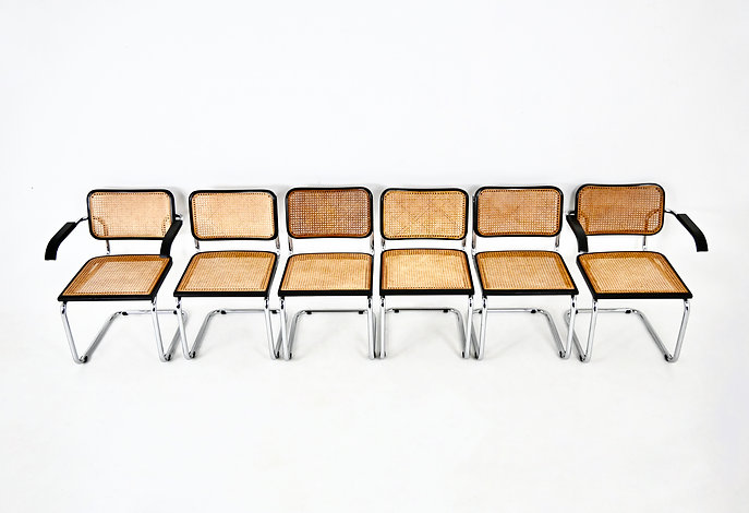 Dining Chairs style B32 By Marcel Breuer, set of 6