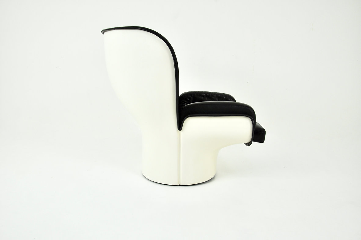 Elda Lounge Chair by Joe Colombo for Comfort Italy, 1960s