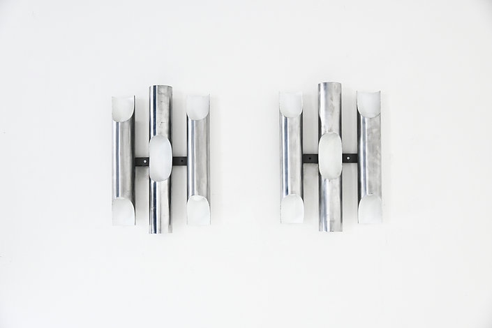 Fuga Wall Lamps by Maija Liisa Komulainen for Raak, 1970s, Set of 2