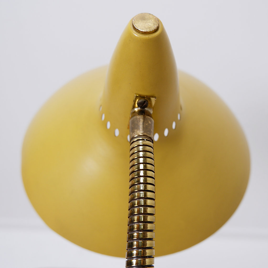 German yellow table lamp 1950's