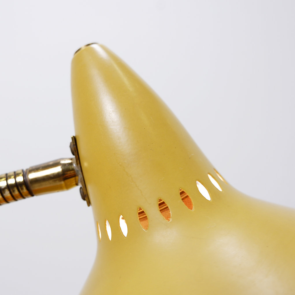 German yellow table lamp 1950's