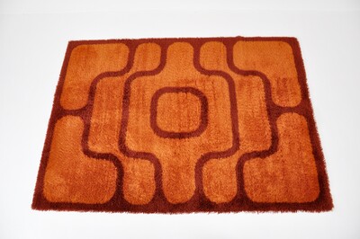 Italian patterned carpet, 1960s