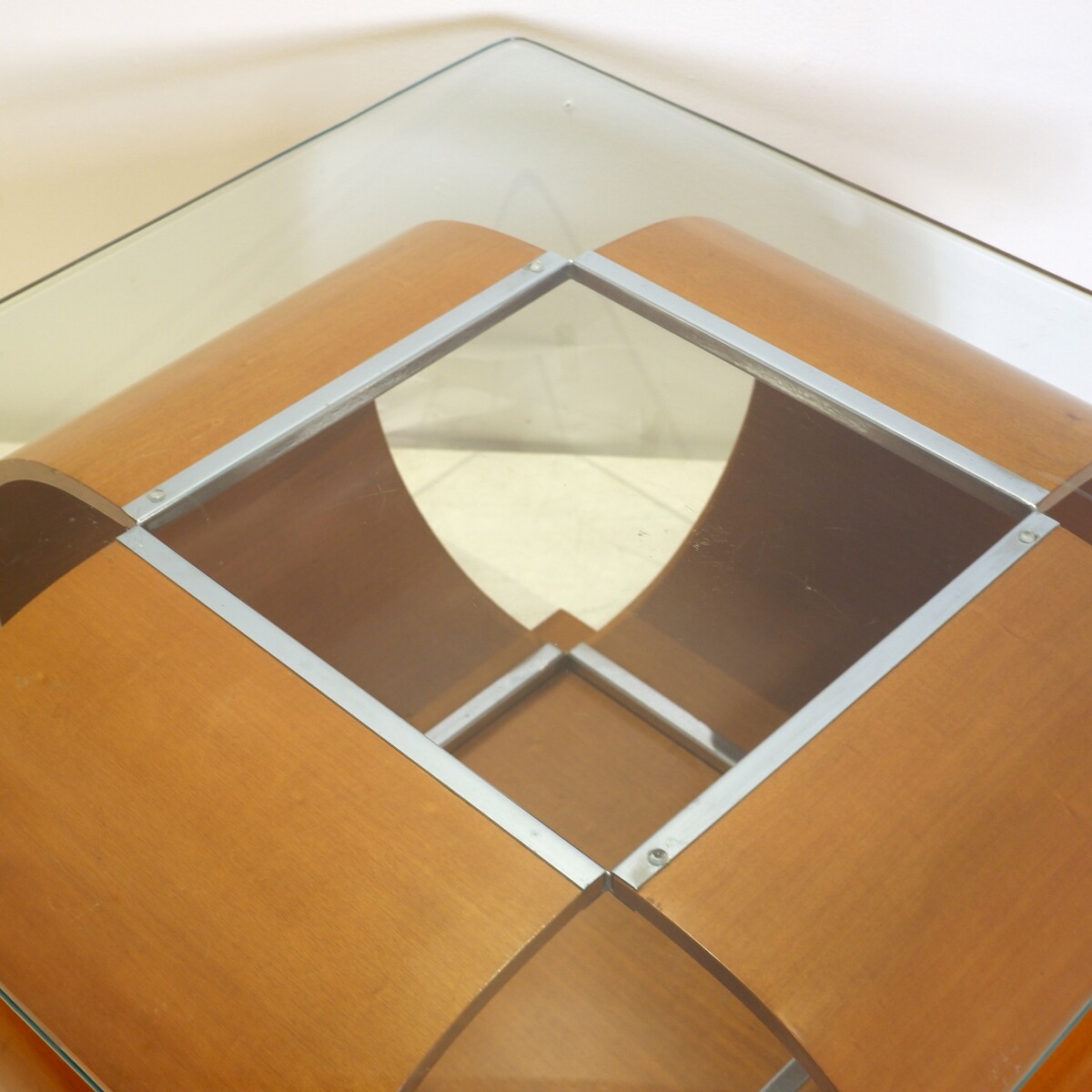 Italian square coffee table 